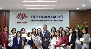 Chúc mừng ngày Quốc tế phụ nữ 8/3 tại Tập đoàn Hà Đô 